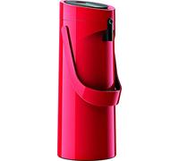 EMSA Ponza-Caraffa isotermica, 1,9 l, Colore: Rosso, Acciaio Inossidabile, 17 x 16.5 x 39 cm