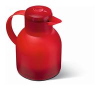 Emsa Samba Caraffa Termica, Chiusura QuickTip, Plastica, Rosso Traslucido, 0.1x0.1x0.1 cm