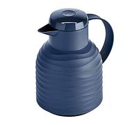 EMSA Samba N4011000 Thermos, 1 Liter, Plastica, Blu, Acciaio Inossidabile, Wave Navy