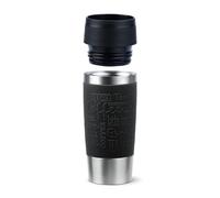 EMSA - Travel Mug Classic N2020200 tazza da viaggio 360 ml Nero, Acciaio inox Acciaio inox