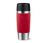 Emsa Travel Mug Classic N20204 - Tazza termica da viaggio, 0,36 litri, tappo a vite, in acciaio inox, 4 ore caldo e freddo per 8 ore, 100% impermeabile, lavabile in lavastoviglie, apertura a 360°,