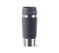 EMSA Travel Mug Easy Twist N2011500 N2011500-Tazza Termica da Viaggio, 360 Ml, Colore: Antracite, Acciaio Inossidabile, Anthrazit