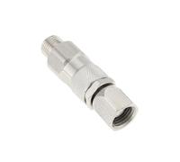 EMSea 1 giunto girevole ad alta pressione da 1/4 di pollice maschio - 1/4 di pollice femminaRondella ad alta pressione Giunto girevole 66,2 x 16,9 mm per spruzzatori airless Connettore tubo in acciaio