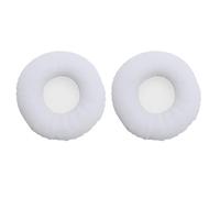 EMSea 1 Paio Di Cuscinetti Auricolari Di Ricambio Cuscinetti Auricolari In Pelle Bianca Cuscinetti Di Ricambio Per Cuffie Compatibile Con Sony MDR V150 V250 V300 ZX100 ZX110 Auricolari