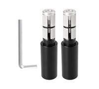 EMSea 1 Paio Di Estensori Per Manubrio Piatto Per Bicicletta In Lega Di Alluminio Per MTB Per Manubrio Da Bici 91x22,2 Mm Riser Per Attacco Manubrio Da 15-20 Mm Con Porte Colore Nero