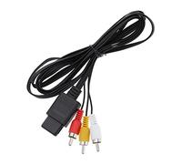EMSea 1 pz AV Composite Video Cavo di Ricambio Compatibile con Nintendo 64 N64/GameCube/SNES AV Cavo di Ricambio Cavi