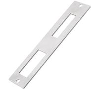 EMSea 1 Pz Piastra Di Riscontro Piatta Per PortaPiastra In Acciaio Inossidabile 172 Mm X 33,7 Mm Per Maniglia Della Porta Catenaccio Piastre Di Riscontro Elettrico Argento (completamente Chiuso)