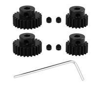 EMSea 1 Set 1/10 RC Auto Alluminio Motore Pignone Gear Compatibile con TT01 TT02 TB02 TA05