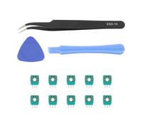 EMSea 1 Set Di 2K3 Ohm Modulo Sensore Potenziometro Di Regolazione Fine Leva Di Controllo Parti Di Ricambio Con Kit Di Riparazione Compatibile Con Controller PS5
