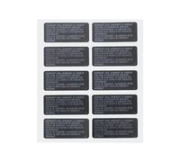 EMSea 10 Adesivi Con Sigillo Di Garanzia 33x15mm Etichetta Adesiva Anti-manomissione Etichetta Adesiva Di Garanzia Adesivo Per Console Di Gioco Compatibile con Sony PS3 Host