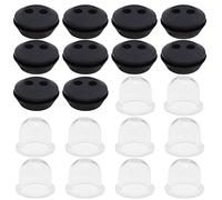 EMSea 10 occhielli in gomma a 2 fori per serbatoio carburante e 10 lampadine per primer a benzina, pompa carburatore da 22 mm, per tosaerba, motoseghe