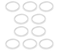 EMSea 10 PEZZI Guarnizione O-ring in silicone Diametro interno 32mm Diametro esterno 38mm Tappo lavello Guarnizione in gomma per tappo di drenaggio pop-up Lavabo per bagno