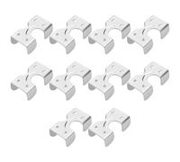 EMSea 10 Pezzi Morsetti A Doppia Corda Per Impieghi Gravosi In Acciaio Inossidabile 304 Dimensioni 40mm X 22mm Per Clip A Pressione Per Corda Multiuso Con Diametro Della Corda Da 10mm-12mm