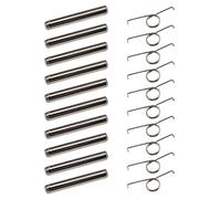 EMSea 10 Set Di Molle Di Ricambio Per Pulsante Di Attivazione L2 R2 Con Cilindro Compatibile Con La Parte Di Riparazione Di Ricambio Della Molla Del Controller DualSense PS5