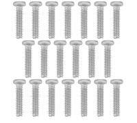 EMSea 100 Pezzi 304 Viti A Testa Cilindrica In Acciaio Inossidabile GB818 Micro Mini Bullone Piccole Viti Macchina Vite Per Usi Industriali Commerciali (M1.4x6mm)