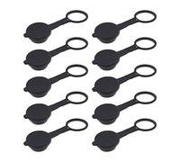 EMSea 10PCS Auto Moto Presa Accendisigari Tappo Di Copertura Antipolvere Impermeabile 12V Presa Coperchio Nero Diametro Di Installazione 21mm