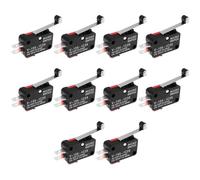 EMSea 10pcs Microinterruttori V-156-1C25 15A 125/250VAC Interruttore A Leva Con Rotella E Cerniera