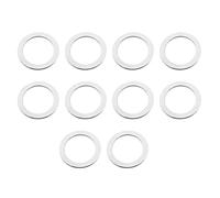 EMSea 10PCS Rondelle a pedale per 9/16 '' Assi/Pedivelle Biciclette Mountain Bikes Road Bikes 20mm Diametro esterno 14.5mm Diametro interno 0.8mm Spessore Acciaio Inox