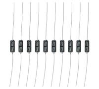 EMSea 10x Condensatori Elettrolitici In Alluminio Con Conduttori Assiali Orizzontali 2,2UF 63V 13x5mm Per Apparecchiature Audiovisive