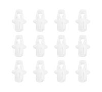 EMSea 12 Pezzi Di Fissaggio Per Base Fari Auto Fibbia Di Fissaggio In Plastica Per Fari Auto 4241451 Compatibile Con Fiat 125 1967-1974 126 1973-1991