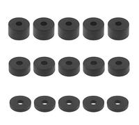 EMSea 15Pcs M8 Kit distanziatori in gomma Assortiti Spessore Rondella distanziatrice per fai da te Smorzamento Assorbimento degli urti 26x15mm 26x10mm 26x5mm 5 pezzi per dimensione