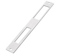 EMSea 1x Piastra Per Porta Piatta In Acciaio Inossidabile 172 Mm X 23,7 Mm Per Maniglia Della Porta Catenaccio Piastre Di Sicurezza Per Porta Esterna Apriporta Elettrico Argento (completamente Chiuso)