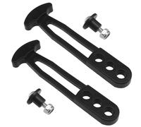 EMSea 2 cinghie di fissaggio in gomma a forma di T con fibbia in gomma a 3 fori da 15,2 cm, in gomma nera, per scala, compatibile con Yamaha AR SX LX