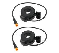 EMSea 2 Confezioni 130X Acceleratore A Pollice Per Bici Elettrica Con Connettore SM/impermeabile 12-72 V Per Monopattini Elettrici Ebike Per Tubo Manubrio Da 22,4 Mm 30 Cm