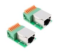 EMSea 2 connettori Ethernet RJ45 8P8C per cavo di rete CAT5 CAT6 e terminazione router