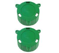 EMSea 2 Pezzi 13 Pin Spina Rimorchio Protezione Posizionamento Copertura Presa Di Stoccaggio In Plastica Copertura Antipolvere Adatto Per Rimorchio 13 Pin Rimorchi E Camper Verde