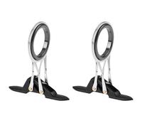 EMSea 2 Pezzi 30# Guide Per Canna Da Pesca In Acciaio Inossidabile Per Attrezzatura Da Pesca Modificata Canna Da 62x23,4 Mm