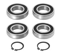 EMSea 2 Pezzi 35x72x17mm Cuscinetto Tamburo Con Anelli Di Sicurezza Compatibile Con LESCHA VM 140S SM 145S VM 160S Compatibile Con Formato 165 Pezzi Di Ricambio Per Betoniera