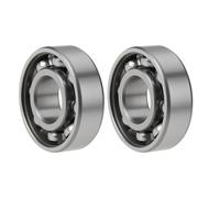 EMSea 2 Pezzi 6203/C4 Cuscinetto A Sfere A Gola Profonda Aperto 17x40x12mm Gioco Radiale Aumentato