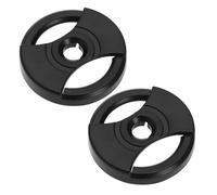 EMSea 2 Pezzi Adattatore Giradischi 45 Giri Disco In Vinile 7 Pollici Adattatore Foro Centrale Giradischi Fonografo Diametro 38 Mm Spessore 6,8 Mm Distanza Foro Centrale 7 Mm Nero