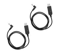 EMSea 2 Pezzi Cavo Di Ricarica USB Per Walkie Talkie Cavo Di Ricarica USB Per Citofono Cavo Di Alimentazione Per Walkie Talkie Compatibile Con Baofeng UV-5R UV-82 UV-9R Plus