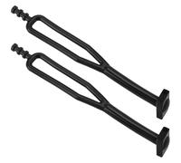 EMSea 2 Pezzi Cinghia In Gomma Per Cavalletto Laterale Motocross Compatibile Con KTM EXC 125 Compatibile Con Husaberg TE/FE 2009-2014 OE 50303018000 Lunghezza 141 Mm Nero