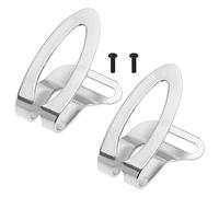 EMSea 2 Pezzi Clip Gancio Per Cintura Per Trapano A Batteria Con Viti 372229 331277 Compatibile Con Fibbia In Vita Per Trapano Avvitatore A Batteria Hitachi 18V Argento