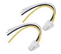 EMSea 2 Pezzi Da Cablaggio Cavi Altoparlanti Amplificatore Auto A 4 Pin 14 Cm Compatibile Con Alpine Compatibile Con Diamond Audio Amplificatori