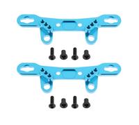 EMSea 2 Pezzi Da Supporto Per Torre Ammortizzatori Anteriore E Posteriore In Lega Di Alluminio Compatibile Con TA-MIYA TT02 TT02D TT02R Telai