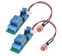 EMSea 2 Pezzi DC 12V Timer Regolabile Ritardo Spegnimento Modulo 1~10s Relè Temporizzatore Per Robot Sviluppo Di Prodotti Intelligenti Attrezzature Di Automazione Sviluppo PLC