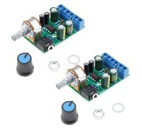 EMSea 2 Pezzi DC1.8-12V TDA2822M Scheda Amplificatore Mini Scheda Amplificatore Audio Stereo Scheda Amplificatore Audio Da 3,5 mm Modulo Scheda Amplificatore Audio AUX