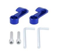 EMSea 2 Pezzi Gancio Per Manubrio Moto Gancio Per Casco In Alluminio CNC Adatto Per Appendere Caschi Da Moto Guanti Tazze (blu)