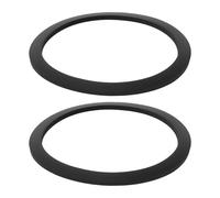 EMSea 2 Pezzi Guarnizione In Gomma Guarnizione In Vetro Ricambi Guarnizione Guarnizione Rondella Compatibile Con Coughtrie Lampade FS10 SG6 Nero (95x80x3mm)