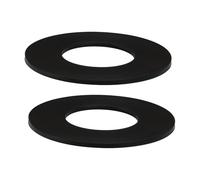 EMSea 2 Pezzi Guarnizione Tappo Serbatoio In Gomma Nitrilica 2,5" X 1,25" Guarnizione Serbatoio Olio Guarnizione Metrica Compatibile Con Monza Tappo Serbatoio Carburante 2,5" Nero