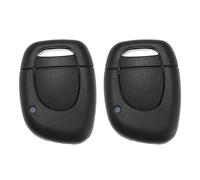 EMSea 2 pezzi guscio chiave telecomando per auto compatibile con Kangoo Master 2 Twingo Clio 2 Laguna Espace Megane sostituzione 1 pulsante chiave Fob custodia custodia