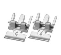 EMSea 2 Pezzi Piedino Per Cerniera Per Macchine Da Cucire 820248096 98-694884-00 Compatibile Con Pfaff