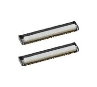 EMSea 2 Pezzi Presa Connettore Schermo LCD Compatibile Con Switch Scheda Madre Console Con Parte Di Ricambio Console Connettore Schermo LCD ZIF A 53 Pin