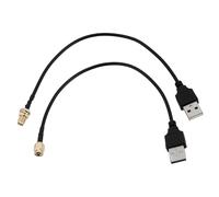 EMSea 2 Pezzi SMA Maschio/femmina A Connettore Cavo Coassiale USB RG174 Connettore Adattatore Lunghezza 20cm Per Apparecchiature Elettroniche Di Debug Trasmissione Segnale Apparecchiature Wireless