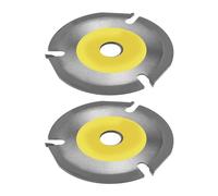 EMSea 2 Pezzi TCT Lama Per Sega Circolare Per Legno Disco 125mm 22,23mm Foro Arbor Lama Per Sega 3T Per Smerigliatrice Angolare Scultura/Scultura/Sagomatura/Scanalatura E Taglio