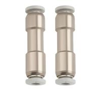EMSea 2 Pezzi Valvola Di Ritegno Unidirezionale Pneumatica Diametro Interno 4 Mm 9,9x39,2 Mm Connettore Aria Compressa In Ottone Nichelato Per Pompa Compressore Aria Vuoto